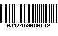 Código de Barras 9357469000012