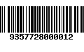 Código de Barras 9357728000012