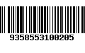 Código de Barras 9358553100205