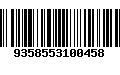 Código de Barras 9358553100458