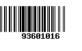 Código de Barras 93601016