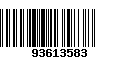 Código de Barras 93613583