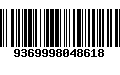 Código de Barras 9369998048618