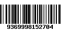 Código de Barras 9369998152704