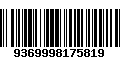 Código de Barras 9369998175819