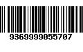 Código de Barras 9369999055707