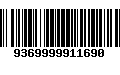 Código de Barras 9369999911690