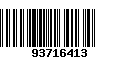 Código de Barras 93716413