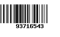 Código de Barras 93716543