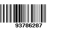 Código de Barras 93786287