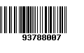 Código de Barras 93788007