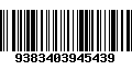 Código de Barras 9383403945439