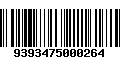 Código de Barras 9393475000264