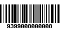 Código de Barras 9399008000008