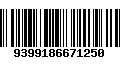 Código de Barras 9399186671250