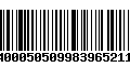 Código de Barras 94000505099839652110