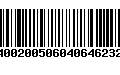 Código de Barras 94002005060406462326