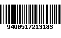 Código de Barras 9400517213183