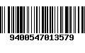 Código de Barras 9400547013579