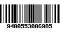 Código de Barras 9400553006985