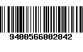 Código de Barras 9400566002042