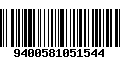 Código de Barras 9400581051544