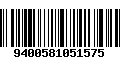 Código de Barras 9400581051575