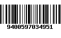 Código de Barras 9400597034951