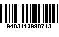 Código de Barras 9403113998713