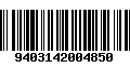 Código de Barras 9403142004850