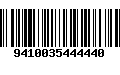 Código de Barras 9410035444440