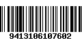 Código de Barras 9413106107602