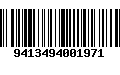 Código de Barras 9413494001971