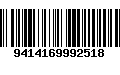 Código de Barras 9414169992518