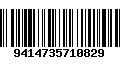 Código de Barras 9414735710829
