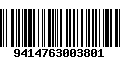 Código de Barras 9414763003801