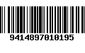 Código de Barras 9414897010195