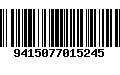 Código de Barras 9415077015245