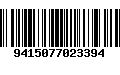 Código de Barras 9415077023394