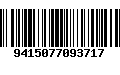 Código de Barras 9415077093717