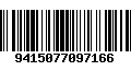 Código de Barras 9415077097166