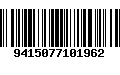 Código de Barras 9415077101962