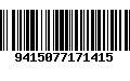 Código de Barras 9415077171415