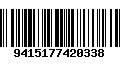 Código de Barras 9415177420338