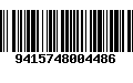 Código de Barras 9415748004486