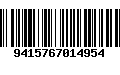 Código de Barras 9415767014954