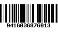 Código de Barras 9416036876013