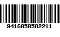 Código de Barras 9416050582211