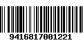 Código de Barras 9416817001221