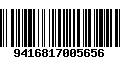 Código de Barras 9416817005656